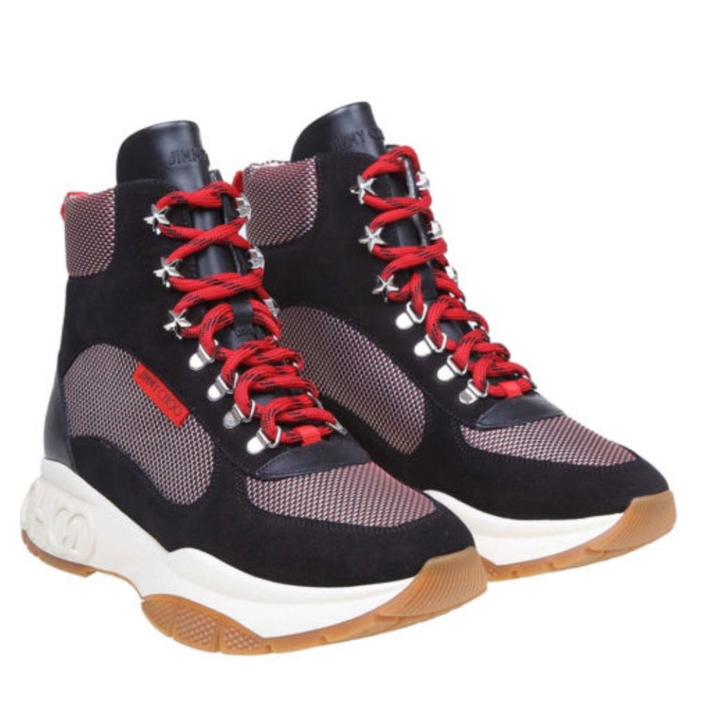 Authentic JIMMY CHOO (INCA HIGH TOP SNEAKERS)
